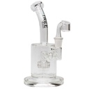 Glass Concentrate Rig Tree Glass 6" Circ Perc with Banger