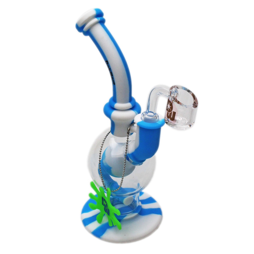 Silicone Rig Dabware Platinum Global Incycler Rig