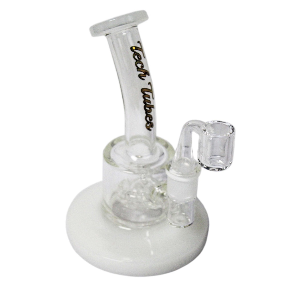 Glass Concentrate Rig Tech Tubes 6" Can Bent Neck Circ