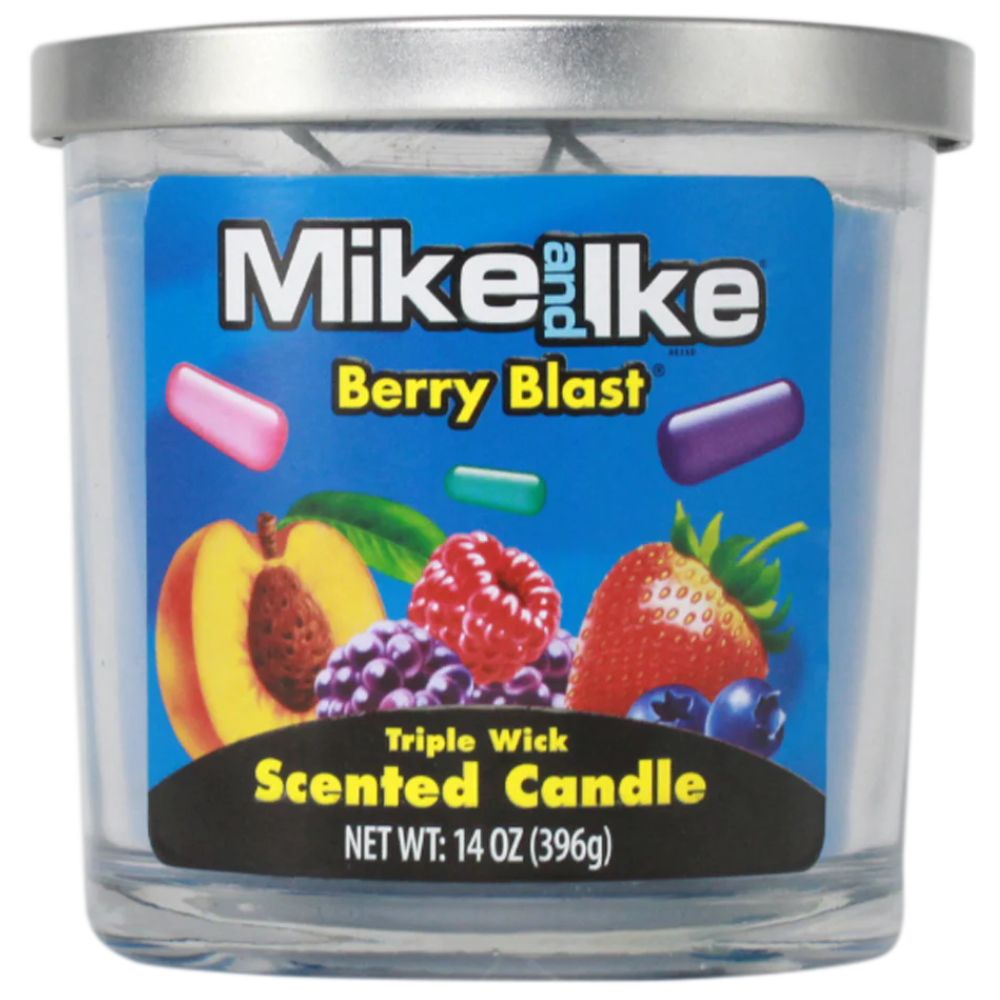 Candle Mike & Ike 14oz Berry Blast Box of 4