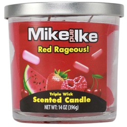 [sts119b] Candle Mike & Ike 14oz Red Rageous Box of 4