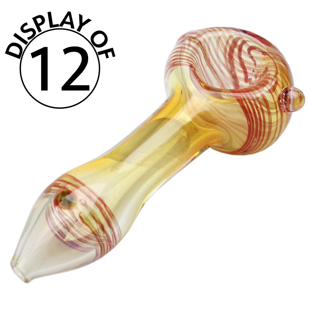 Glass Pipe Genuine Pipe Co 3" Classic Fumed - Display/12