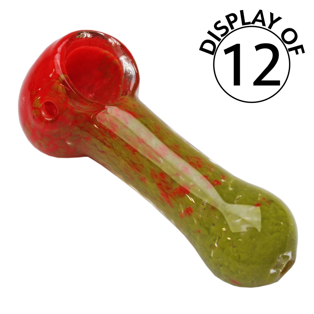 Glass Pipe Genuine Pipe Co 3" Heavy Colour Frit - Display/12
