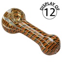 Glass Pipe Genuine Pipe Co 3" Heavy Colour String - Display/12