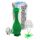 Silicone Bubbler Dabware Platinum 6" Mini Bong