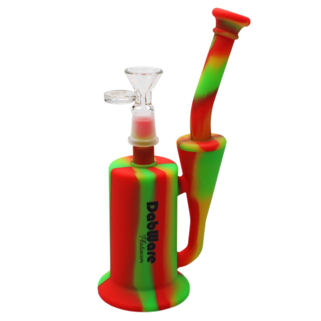 Silicone Bubbler - Dabware Platinum 8" Recycler