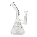 Tree Glass 10" Perked Fabrige Beaker Bubbler