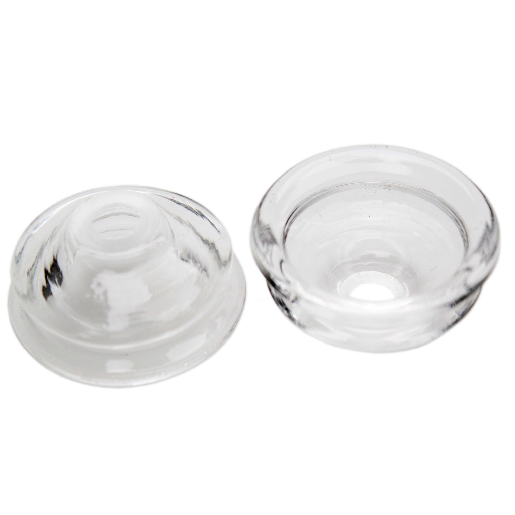 Dabware Glass Bowl Insert for Pipes