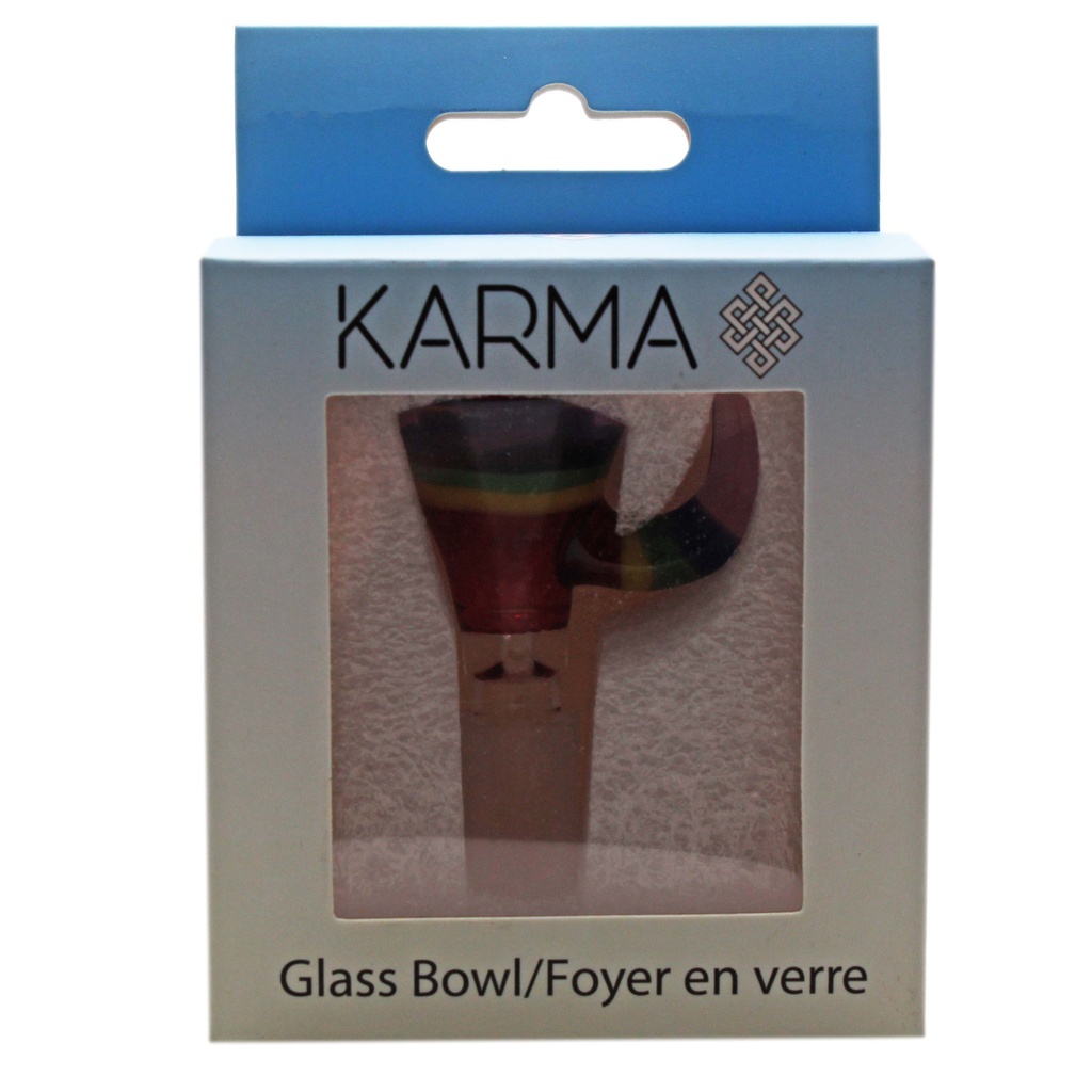 Glass Bowl Karma 14mm Rainbow