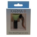 Glass Bowl Karma 14mm Slyme Hook