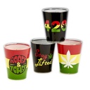 Set of 4 Roast and Toast 420 Design Shot Glasses