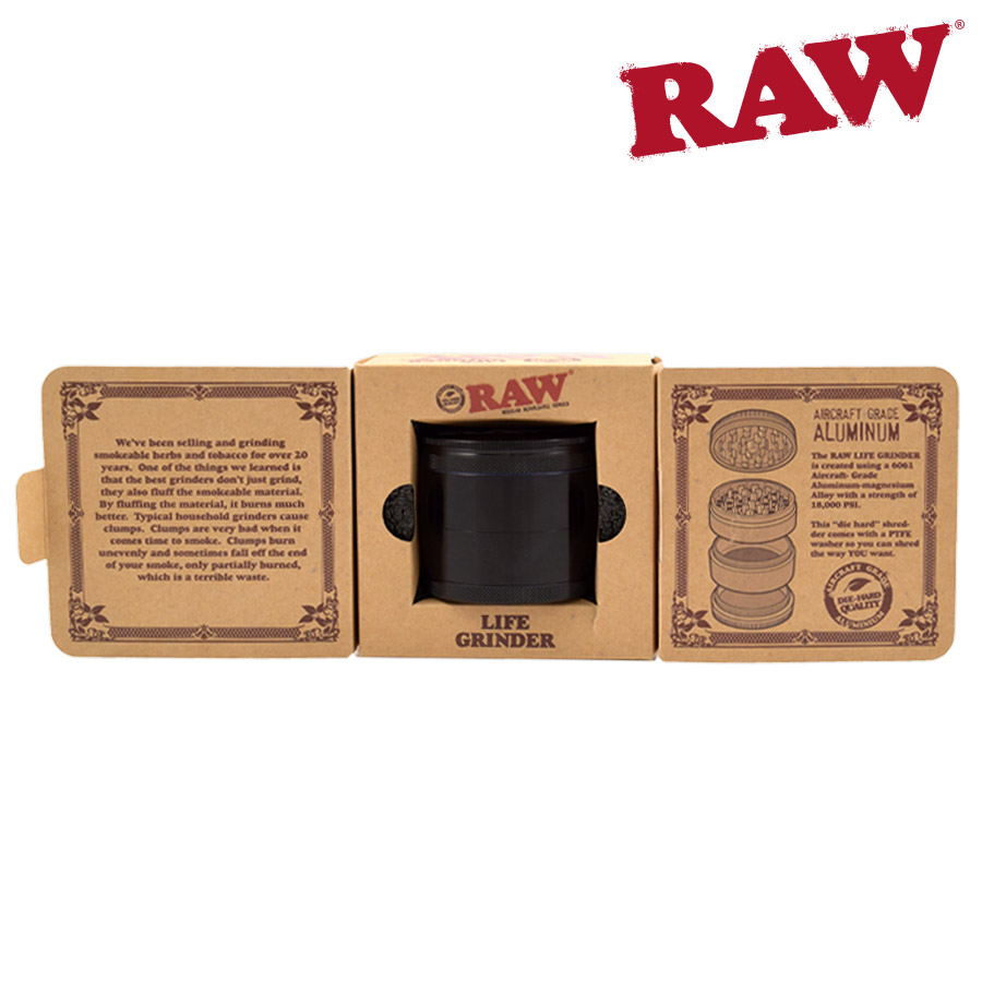 RAW Life 4-Piece Grinder Large