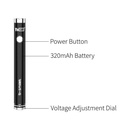 Cannabis Vaporizer - Yocan B-Smart Variable Voltage 510 Battery Kit with Charger