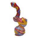 Glass Bubbler Genuine Pipe Co Reversal Stand Up Bubbler Swirl