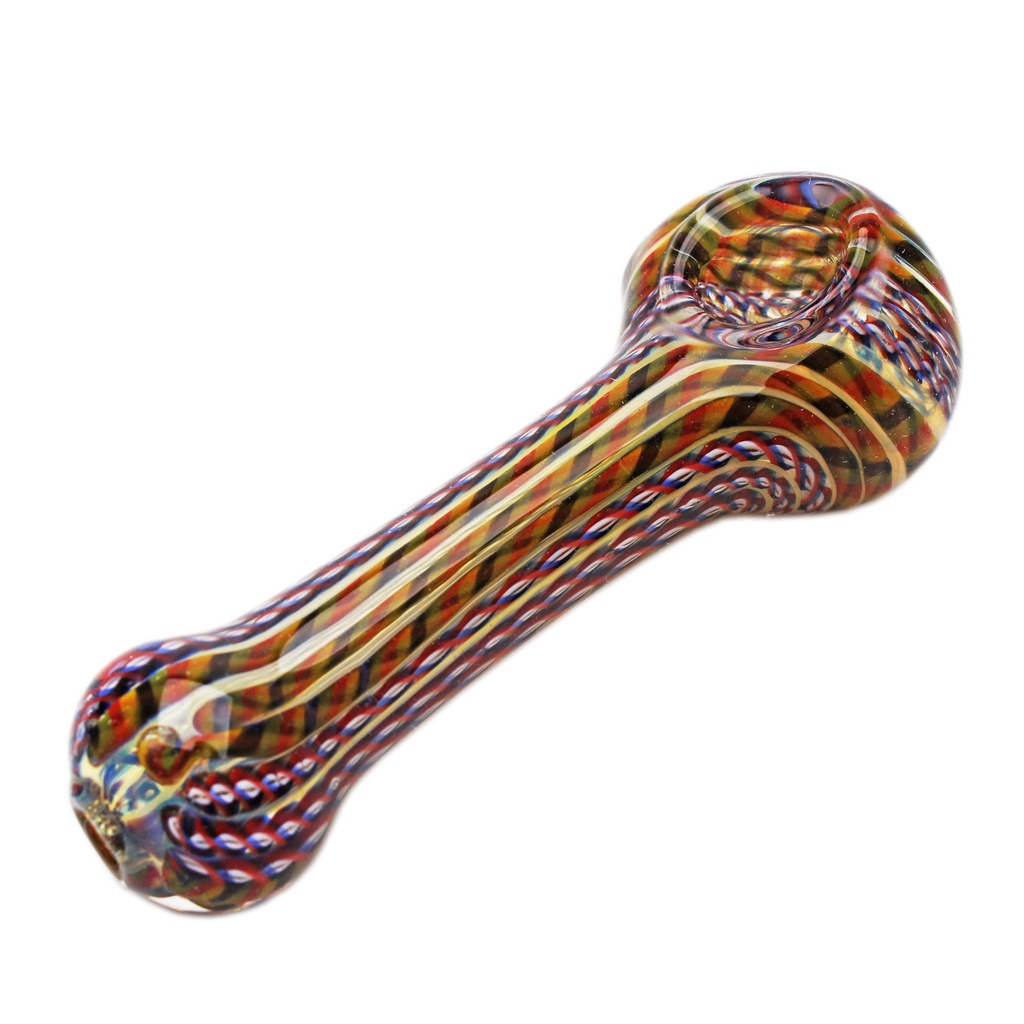 Glass Pipe Genuine Pipe Co 4" Dotted Raked - Display/12