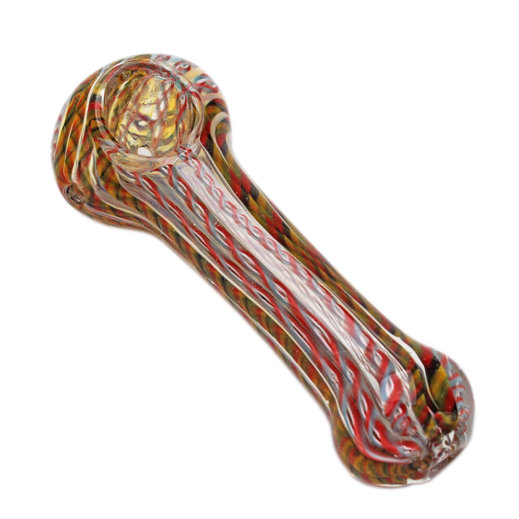 Glass Pipe Genuine Pipe Co 4" Dotted Raked - Display/12