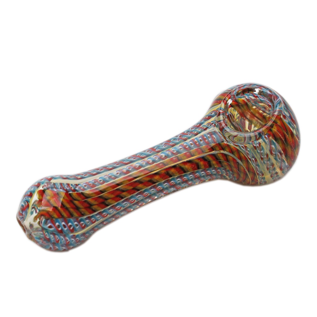 Glass Pipe Genuine Pipe Co 4" Dotted Raked - Display/12