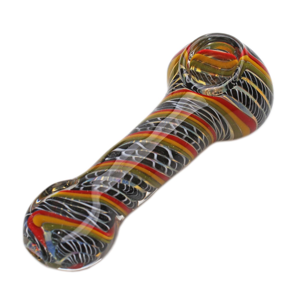 Glass Pipe Genuine Pipe Co 4" Rainbow - Display/12