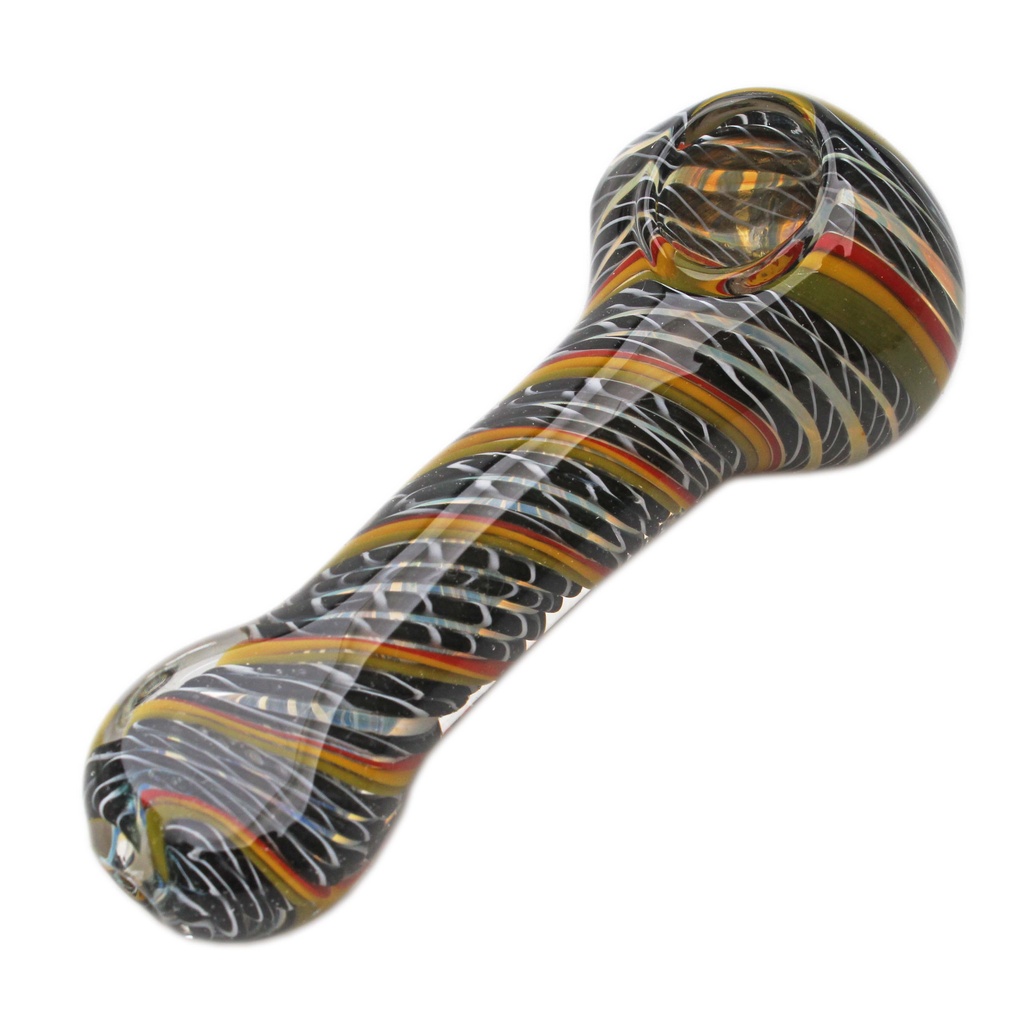 Glass Pipe Genuine Pipe Co 4" Rainbow - Display/12