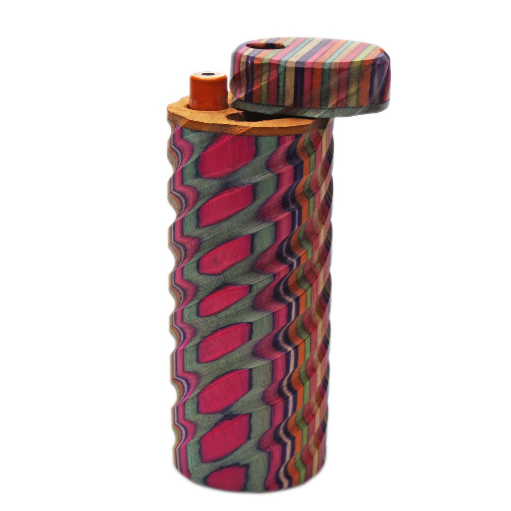 Dugout Genuine Pipe Co Cylindrical Rainbow - Large - Display/12