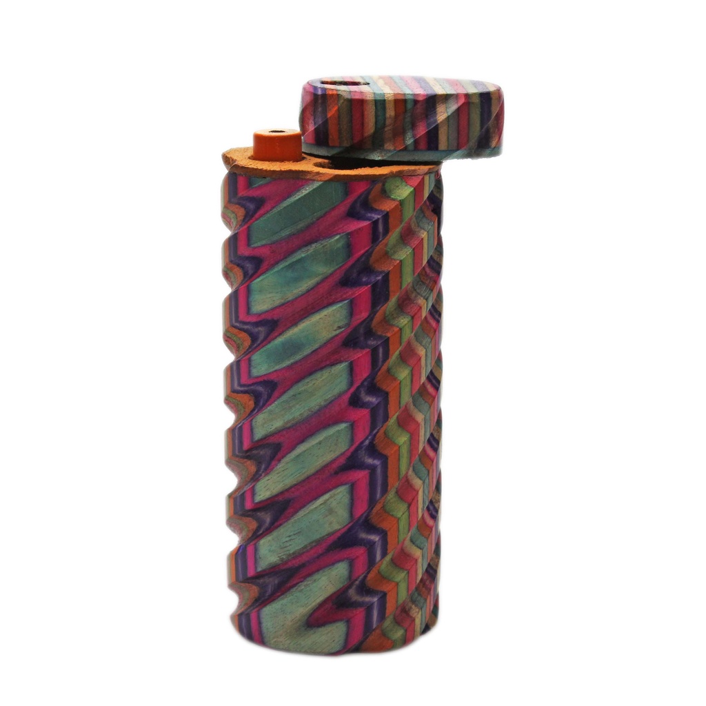 Dugout Genuine Pipe Co Cylindrical Rainbow - Large - Display/12