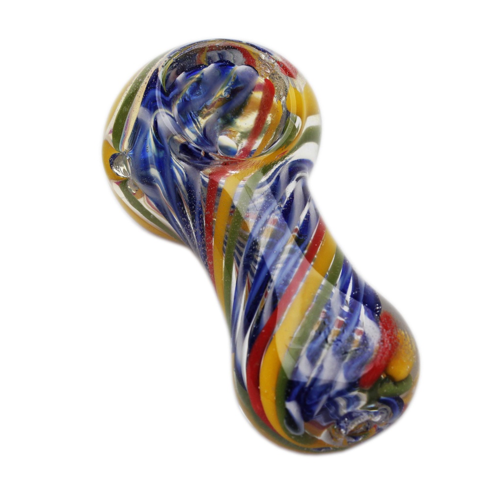 Glass Pipe Genuine Pipe Co 2.5" Rasta - Display/12