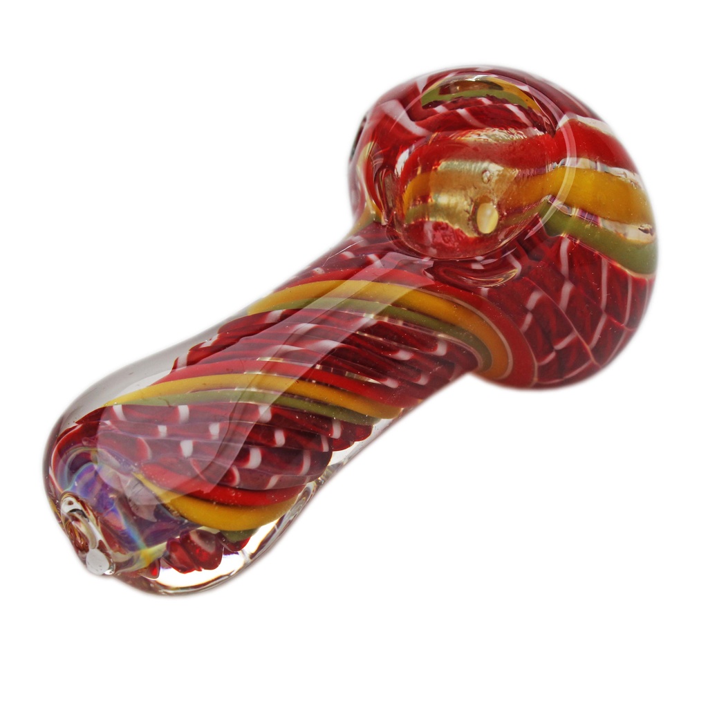 Glass Pipe Genuine Pipe Co 2.5" Rasta - Display/12