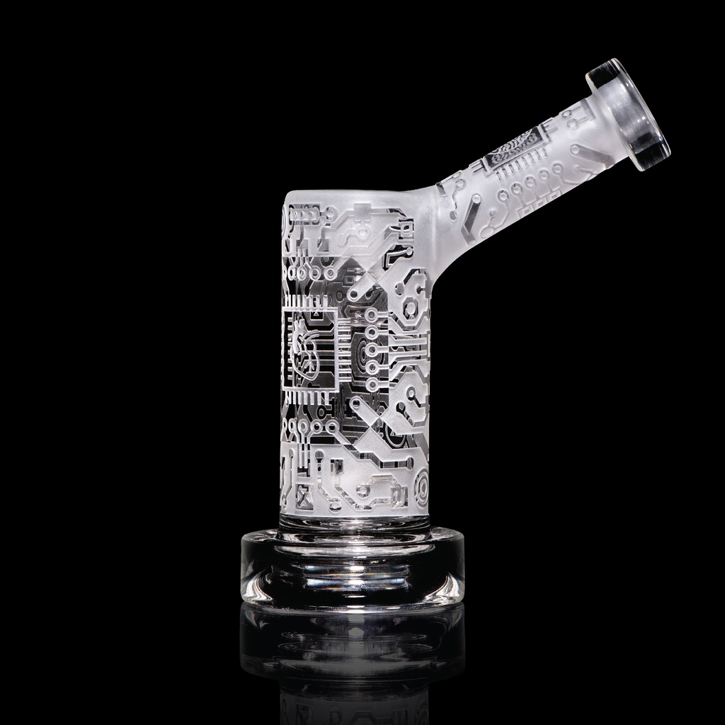 Glass Bong - Milyway 7" Circuitboard Rig/Bubbler