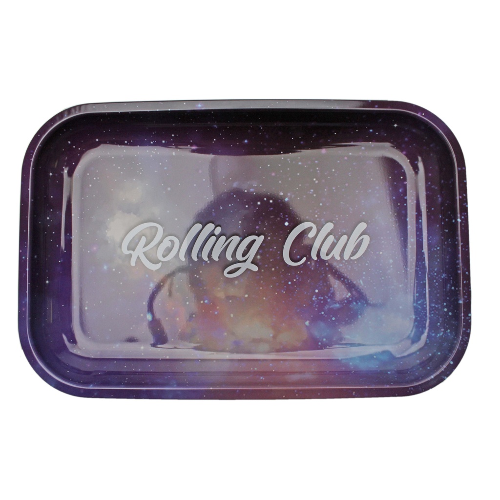 Rolling Club Metal Rolling Tray - Medium - Galaxy