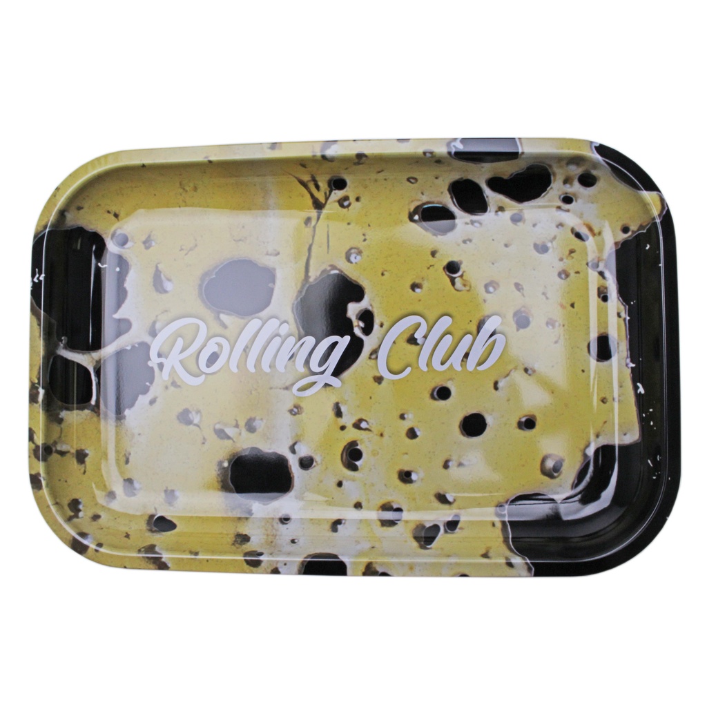 Rolling Club Metal Rolling Tray - Medium - Shatter