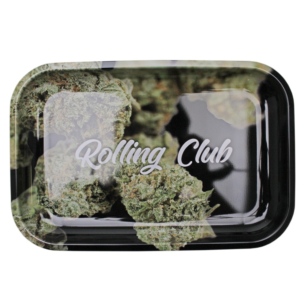 Rolling Club Metal Rolling Tray - Medium - Nugs