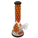 Glass Bong Karma 10" Hex Hive Beaker