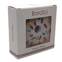 BoroSci 3" Glass Sprinkle Donut Handpipe