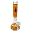 Glass Bong - 14" 7mm Beaker Plaid