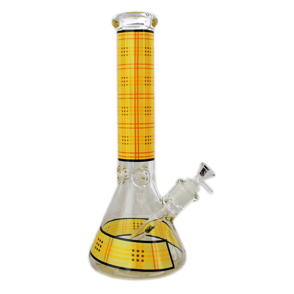 Glass Bong BoroSci 14" Peachy