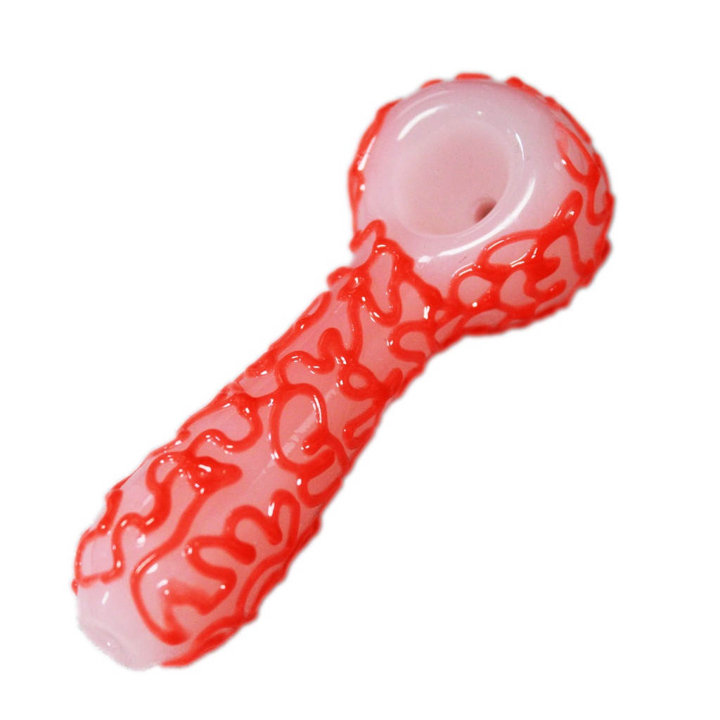 Glass Pipe BoroSci 4" Squiggly