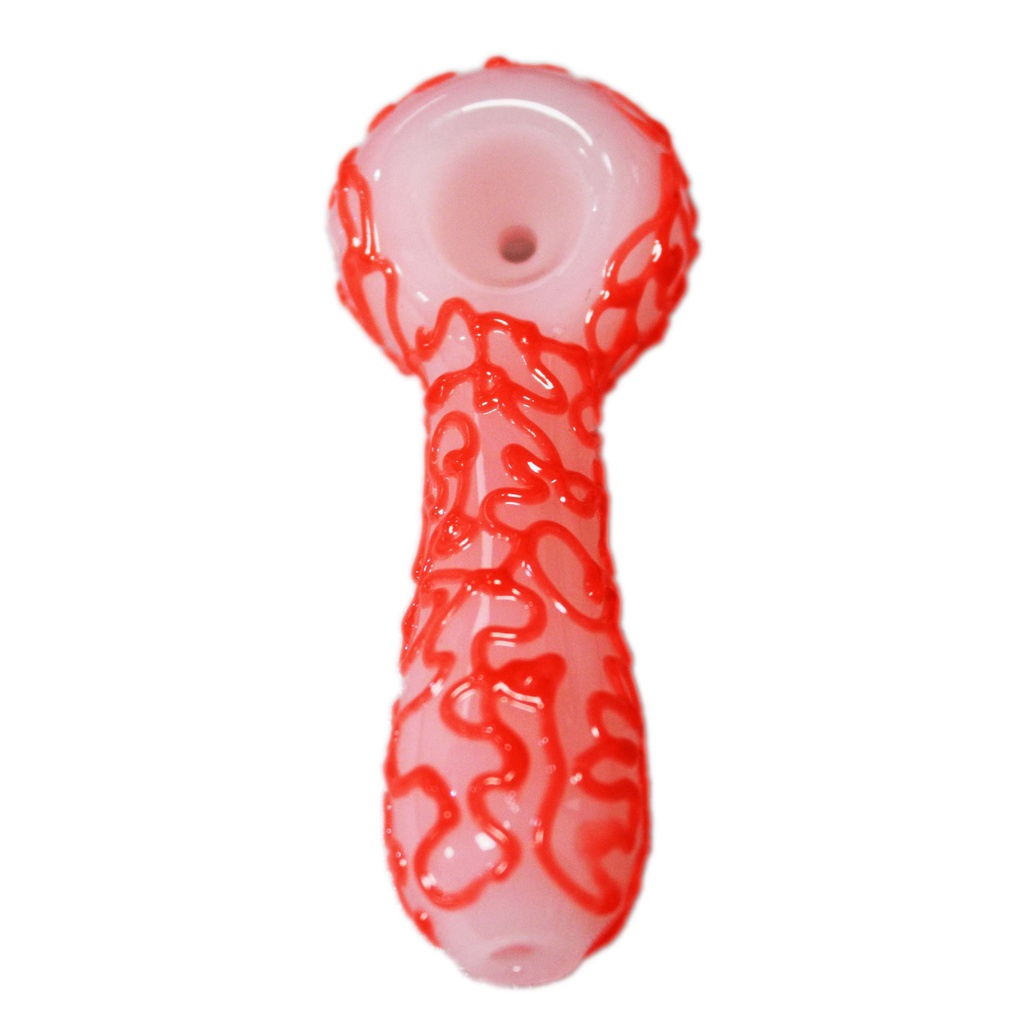 Glass Pipe BoroSci 4" Squiggly