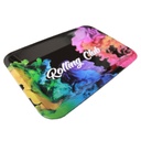 Rolling Club Metal Rolling Tray - Small - Rainbow Fumes