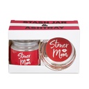 Glass Stash Jar And Ashtray Set Red Stoner Mom