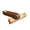 Wood Pipe FUTO Old School Hash Pipe - Walnut