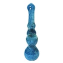 Glass Bubbler Genuine Pipe Co 6" Stand Up Fossil