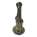 Glass Bubbler Genuine Pipe Co 6" Stand Up Vert
