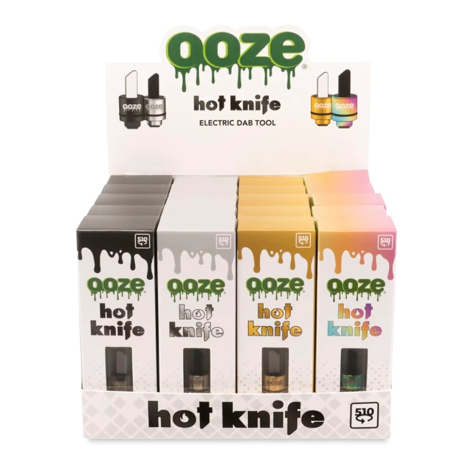 Vaporizer Accessory Ooze Hot Knife 510 Thread Electric Dab Tool Assorted Box of 20