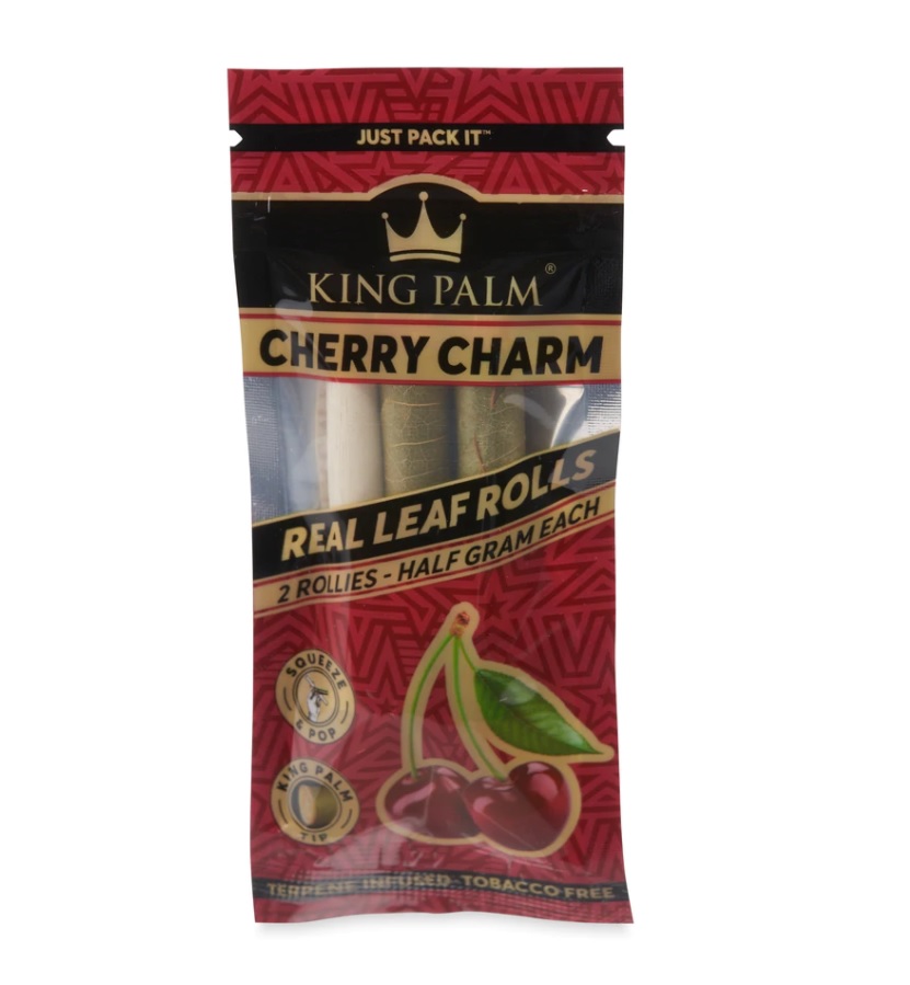 King Palm Rollie Pre-Roll - Cherry Charm - 2 per pack - Display of 20
