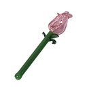 Glass Pipe BoroSci Pink Rose Pipe