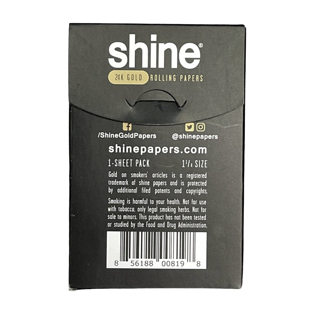 Shine 1.25 Papers 1 Sheet Pack Box of 12
