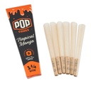 Pre-Rolled Cones Pop 1.25 6pk Tropical Mango Flavor Tip Box of 24