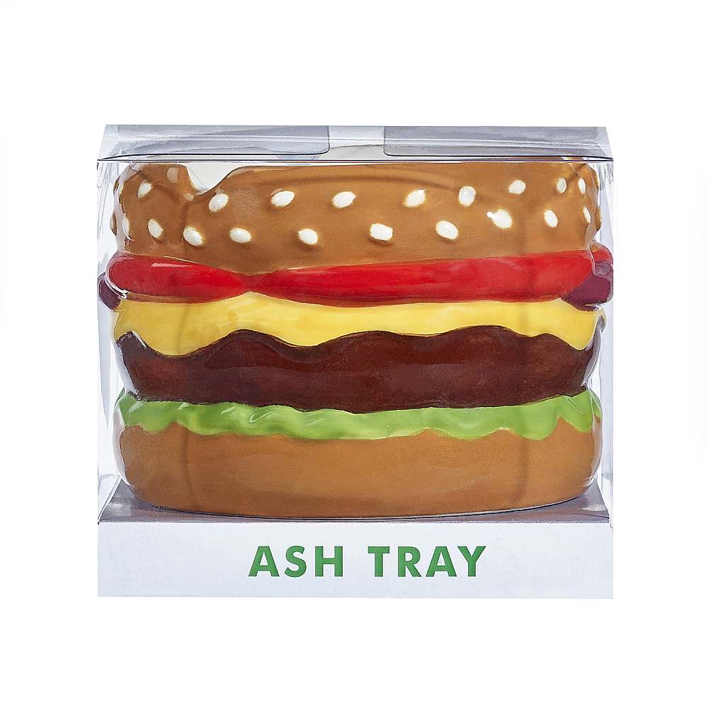 Ash Tray Ceramic Roast and Toast Cheeseburger