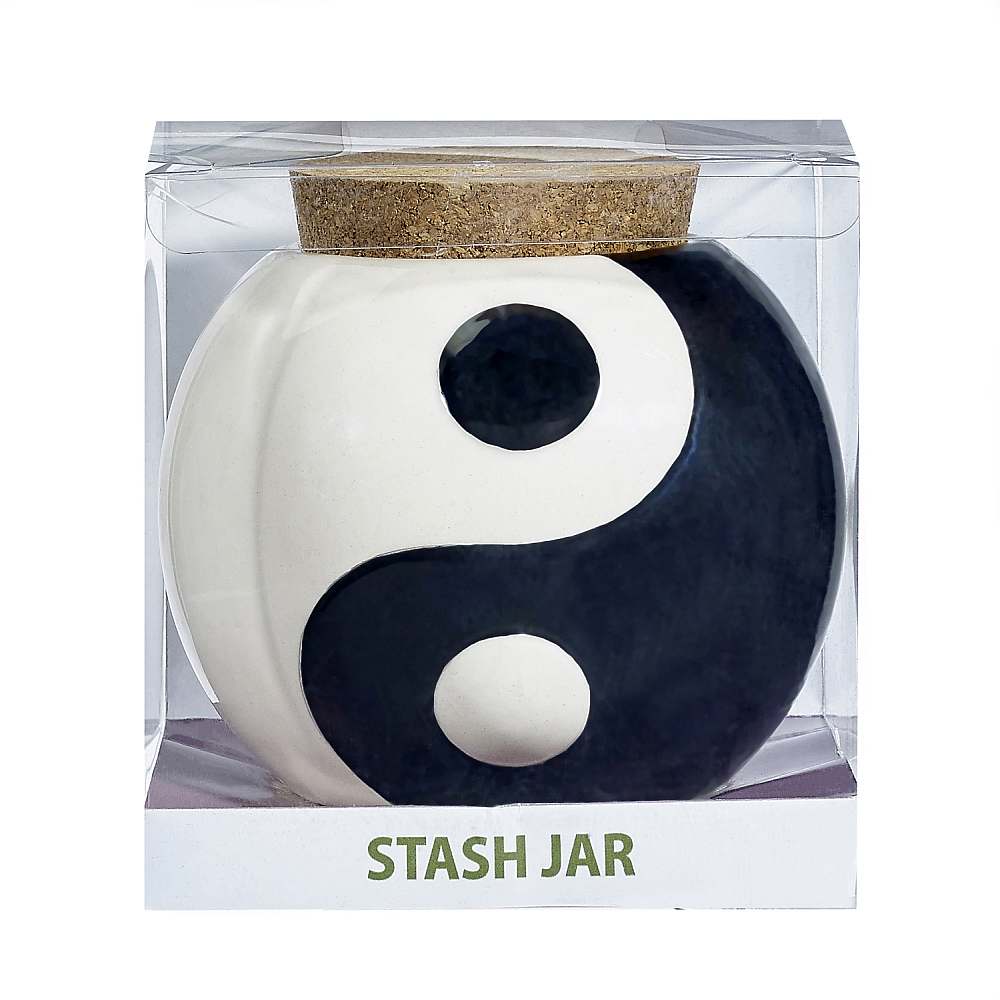 Ceramic Storage Jar Yin-Yang
