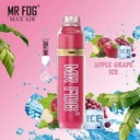 *EXCISED* Mr Fog Max Air Disposable Vape Apple Grape Ice 2500 Puffs Box Of 10